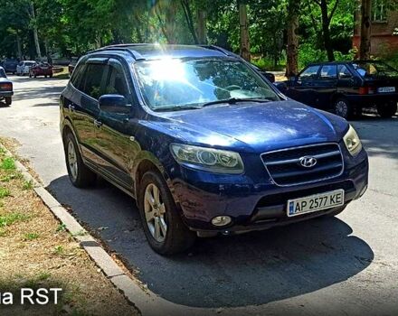 Синий Хендай Санта Фе, объемом двигателя 2.7 л и пробегом 316 тыс. км за 8700 $, фото 1 на Automoto.ua