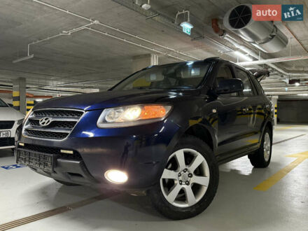 Синий Хендай Санта Фе, объемом двигателя 2.2 л и пробегом 257 тыс. км за 5000 $, фото 1 на Automoto.ua