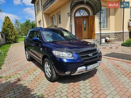 Синий Хендай Санта Фе, объемом двигателя 2.2 л и пробегом 207 тыс. км за 8700 $, фото 1 на Automoto.ua