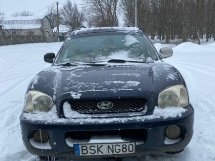 Синий Хендай Санта Фе, объемом двигателя 2 л и пробегом 300 тыс. км за 3499 $, фото 1 на Automoto.ua