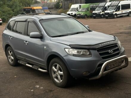 Хендай Санта Фе 2008 в Чернигове на Automoto.ua Синий Хендай Санта Фе, объемом двигателя 2.2 л и пробегом 203 тыс. км за 9200 $, фото 1 на Automoto.ua