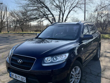 Синий Хендай Санта Фе, объемом двигателя 2.19 л и пробегом 100 тыс. км за 11300 $, фото 1 на Automoto.ua