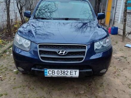 Синий Хендай Санта Фе, объемом двигателя 2.2 л и пробегом 200 тыс. км за 10700 $, фото 1 на Automoto.ua