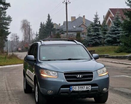 Синий Хендай Санта Фе, объемом двигателя 2.2 л и пробегом 340 тыс. км за 9500 $, фото 1 на Automoto.ua