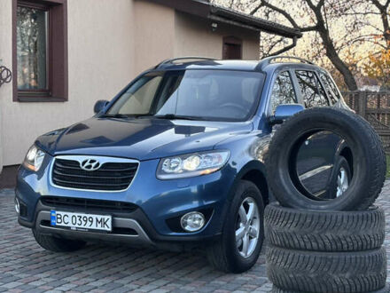Синий Хендай Санта Фе, объемом двигателя 2.2 л и пробегом 259 тыс. км за 13500 $, фото 1 на Automoto.ua