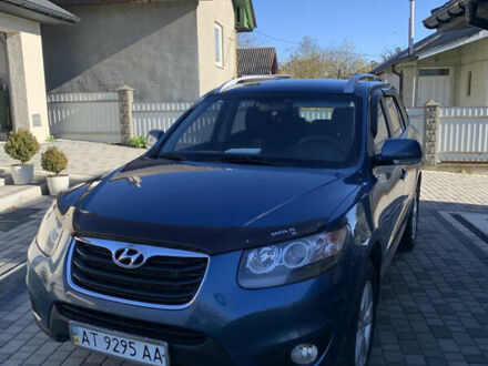 Синий Хендай Санта Фе, объемом двигателя 2.2 л и пробегом 197 тыс. км за 13000 $, фото 1 на Automoto.ua