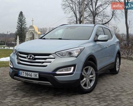 Синий Хендай Санта Фе, объемом двигателя 2.2 л и пробегом 122 тыс. км за 17999 $, фото 1 на Automoto.ua