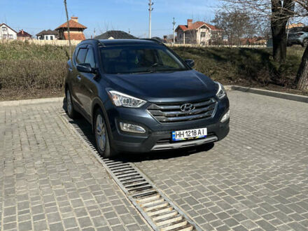 Синий Хендай Санта Фе, объемом двигателя 2 л и пробегом 120 тыс. км за 13500 $, фото 1 на Automoto.ua