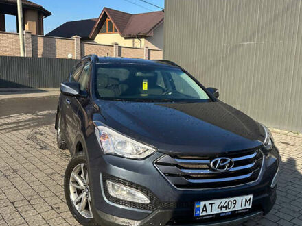 Синий Хендай Санта Фе, объемом двигателя 2.2 л и пробегом 245 тыс. км за 16800 $, фото 1 на Automoto.ua