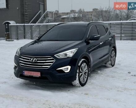Синий Хендай Санта Фе, объемом двигателя 2 л и пробегом 124 тыс. км за 16500 $, фото 1 на Automoto.ua