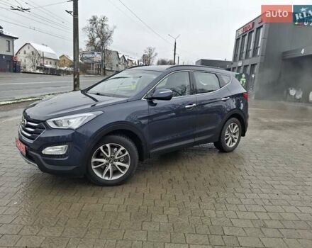 Синий Хендай Санта Фе, объемом двигателя 2.2 л и пробегом 240 тыс. км за 15800 $, фото 1 на Automoto.ua