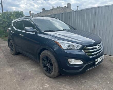 Синий Хендай Санта Фе, объемом двигателя 2.4 л и пробегом 91 тыс. км за 17299 $, фото 1 на Automoto.ua