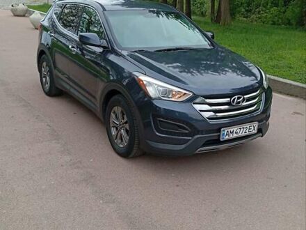 Хендай Санта Фе 2015 у Житомирі на Automoto.ua Синій Хендай Санта Фе, об'ємом двигуна 2.36 л та пробігом 136 тис. км за 12400 $, фото 1 на Automoto.ua