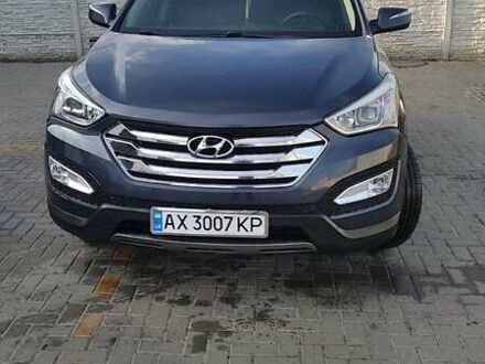 Синий Хендай Санта Фе, объемом двигателя 2.4 л и пробегом 167 тыс. км за 14900 $, фото 1 на Automoto.ua