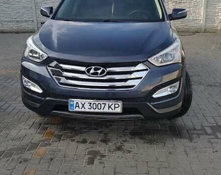 Синий Хендай Санта Фе, объемом двигателя 2.4 л и пробегом 167 тыс. км за 14900 $, фото 1 на Automoto.ua