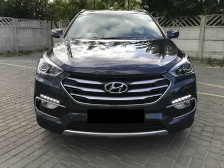 Синий Хендай Санта Фе, объемом двигателя 2.4 л и пробегом 70 тыс. км за 13300 $, фото 1 на Automoto.ua