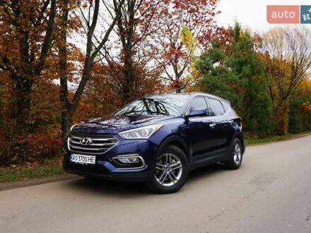 Синий Хендай Санта Фе, объемом двигателя 2.36 л и пробегом 88 тыс. км за 14200 $, фото 1 на Automoto.ua