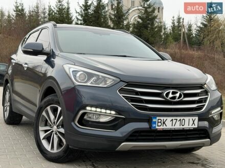 Синий Хендай Санта Фе, объемом двигателя 2 л и пробегом 185 тыс. км за 17900 $, фото 1 на Automoto.ua