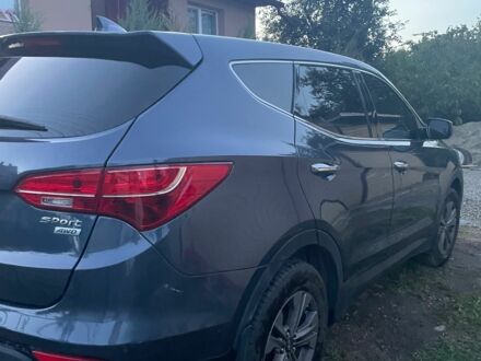 Синий Хендай Санта Фе, объемом двигателя 2.4 л и пробегом 100 тыс. км за 13100 $, фото 1 на Automoto.ua