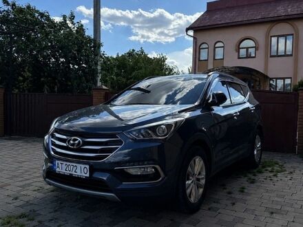 Синий Хендай Санта Фе, объемом двигателя 2 л и пробегом 178 тыс. км за 19333 $, фото 1 на Automoto.ua