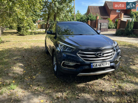 Хендай Санта Фе 2017 в Вишневом на Automoto.ua Синий Хендай Санта Фе, объемом двигателя 2.4 л и пробегом 119 тыс. км за 16000 $, фото 1 на Automoto.ua