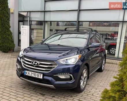 Синій Хендай Санта Фе, об'ємом двигуна 2 л та пробігом 173 тис. км за 18000 $, фото 1 на Automoto.ua