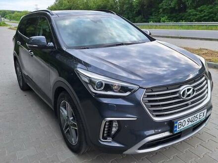Хендай Санта Фе 2017 в Тернополе на Automoto.ua Синий Хендай Санта Фе, объемом двигателя 2.2 л и пробегом 257 тыс. км за 20900 $, фото 1 на Automoto.ua