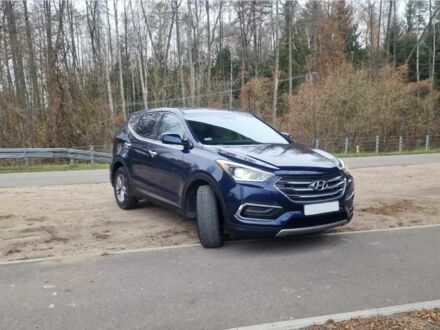 Хендай Санта Фе 2017 в Киеве на Automoto.ua Синий Хендай Санта Фе, объемом двигателя 2.4 л и пробегом 117 тыс. км за 10200 $, фото 1 на Automoto.ua