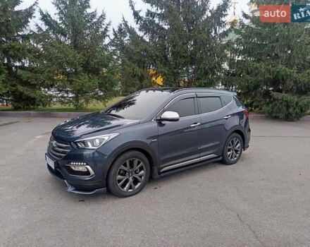 Синій Хендай Санта Фе, об'ємом двигуна 2.2 л та пробігом 198 тис. км за 25700 $, фото 1 на Automoto.ua