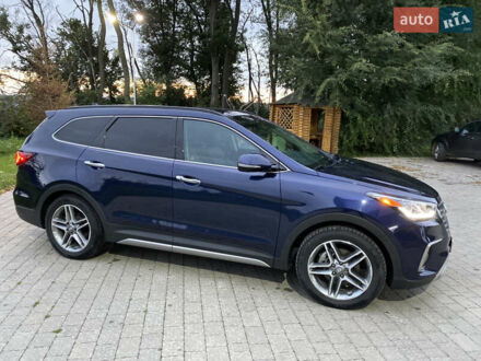 Синий Хендай Санта Фе, объемом двигателя 3.3 л и пробегом 112 тыс. км за 18500 $, фото 1 на Automoto.ua