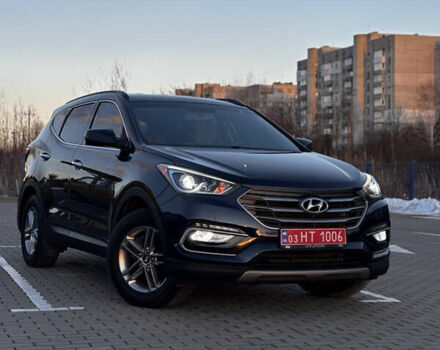 Синий Хендай Санта Фе, объемом двигателя 2.36 л и пробегом 155 тыс. км за 13650 $, фото 1 на Automoto.ua