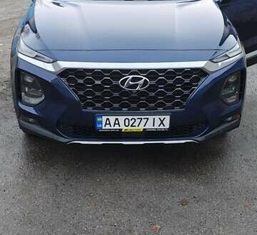 Синий Хендай Санта Фе, объемом двигателя 2.36 л и пробегом 80 тыс. км за 21300 $, фото 1 на Automoto.ua