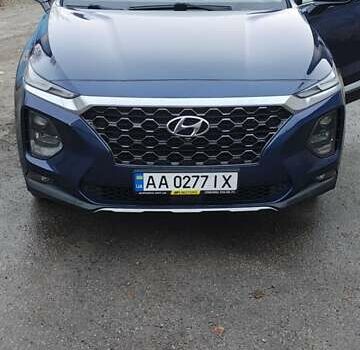 Синий Хендай Санта Фе, объемом двигателя 2.36 л и пробегом 80 тыс. км за 21300 $, фото 1 на Automoto.ua