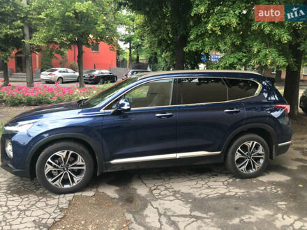 Синій Хендай Санта Фе, об'ємом двигуна 2 л та пробігом 90 тис. км за 25000 $, фото 1 на Automoto.ua