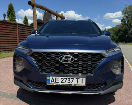 Синий Хендай Санта Фе, объемом двигателя 2 л и пробегом 135 тыс. км за 27500 $, фото 1 на Automoto.ua