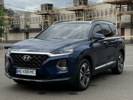 Хендай Санта Фе 2018 в Кривом Роге на Automoto.ua Синий Хендай Санта Фе, объемом двигателя 2 л и пробегом 158 тыс. км за 26700 $, фото 1 на Automoto.ua