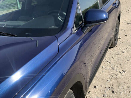 Синий Хендай Санта Фе, объемом двигателя 2.4 л и пробегом 30 тыс. км за 26500 $, фото 1 на Automoto.ua