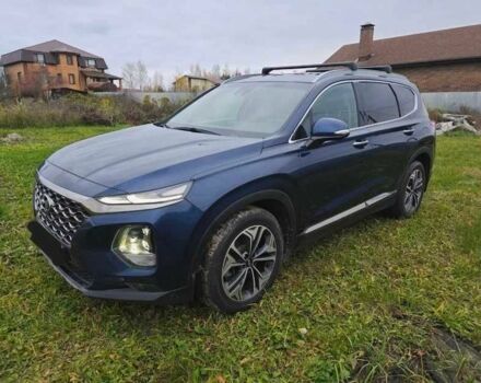 Синий Хендай Санта Фе, объемом двигателя 2 л и пробегом 150 тыс. км за 23500 $, фото 1 на Automoto.ua