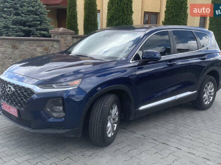 Хендай Санта Фе 2019 в Тернополе на Automoto.ua Синий Хендай Санта Фе, объемом двигателя 2.4 л и пробегом 62 тыс. км за 19999 $, фото 1 на Automoto.ua