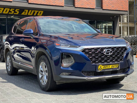 Хендай Санта Фе 2019 у Чернівцях на Automoto.ua Синій Хендай Санта Фе, об'ємом двигуна 2.4 л та пробігом 38 тис. км за 29500 $, фото 1 на Automoto.ua