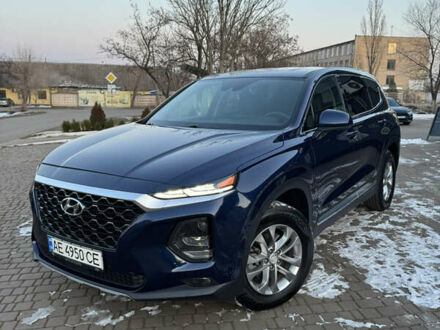 Хендай Санта Фе 2020 в Кривом Роге на Automoto.ua Синий Хендай Санта Фе, объемом двигателя 2.4 л и пробегом 18 тыс. км за 23500 $, фото 1 на Automoto.ua