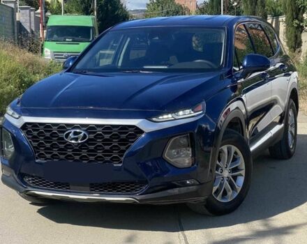 Синий Хендай Санта Фе, объемом двигателя 2.4 л и пробегом 70 тыс. км за 21400 $, фото 1 на Automoto.ua