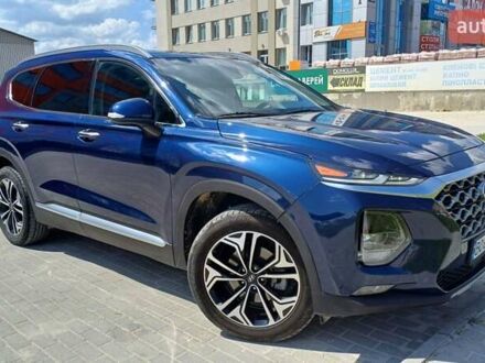 Хендай Санта Фе 2020 в Тернополе на Automoto.ua Синий Хендай Санта Фе, объемом двигателя 2 л и пробегом 110 тыс. км за 20500 $, фото 1 на Automoto.ua