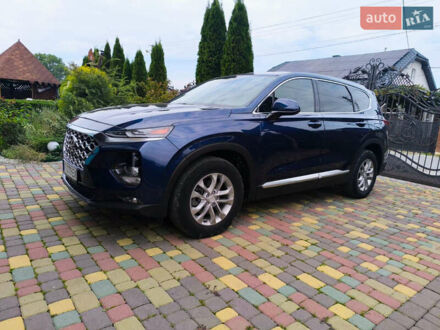 Синий Хендай Санта Фе, объемом двигателя 2.36 л и пробегом 74 тыс. км за 20900 $, фото 1 на Automoto.ua