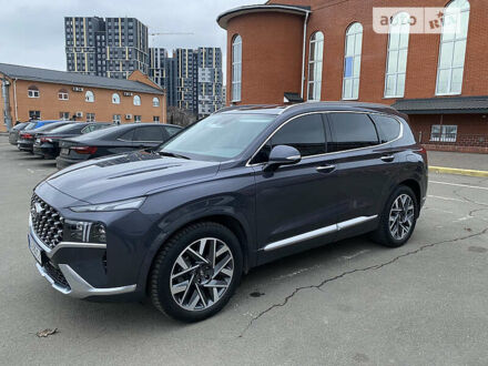 Хендай Санта Фе 2021 в Киеве на Automoto.ua Синий Хендай Санта Фе, объемом двигателя 2.2 л и пробегом 84 тыс. км за 43700 $, фото 1 на Automoto.ua