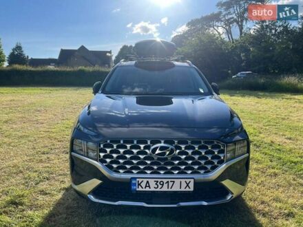 Хендай Санта Фе 2022 в Киеве на Automoto.ua Синий Хендай Санта Фе, объемом двигателя 2.15 л и пробегом 45 тыс. км за 43000 $, фото 1 на Automoto.ua