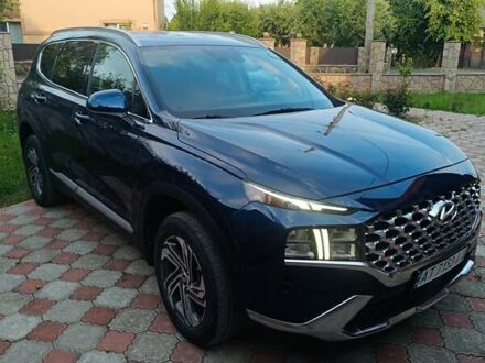 Синий Хендай Санта Фе, объемом двигателя 2.5 л и пробегом 41 тыс. км за 28999 $, фото 1 на Automoto.ua