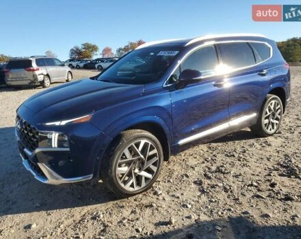 Синий Хендай Санта Фе, объемом двигателя 2.5 л и пробегом 34 тыс. км за 10800 $, фото 1 на Automoto.ua