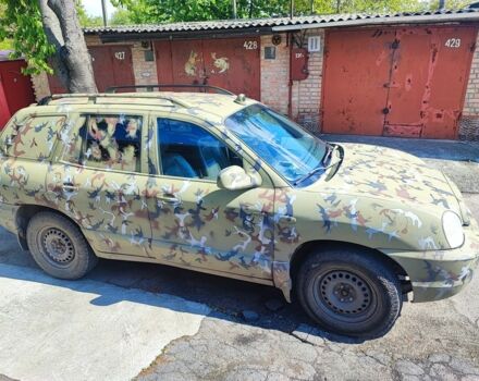 Зеленый Хендай Санта Фе, объемом двигателя 2 л и пробегом 316 тыс. км за 2404 $, фото 12 на Automoto.ua