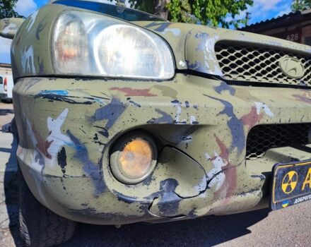 Зеленый Хендай Санта Фе, объемом двигателя 2 л и пробегом 316 тыс. км за 2404 $, фото 4 на Automoto.ua